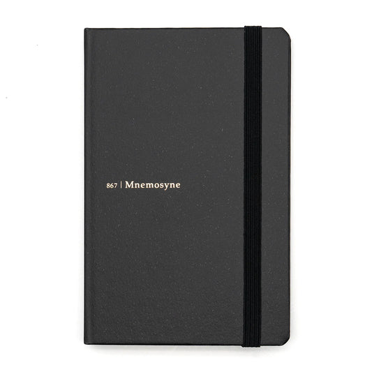 Maruman Mnemosyne N867 A6 Hardcover Lined Journal - Black