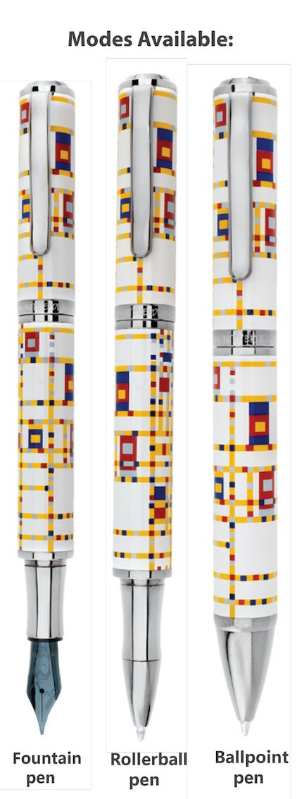 Monteverde USA® Regatta Fountain Pen - Mondrian Broadway Boogie Woogie (Limited Edition)