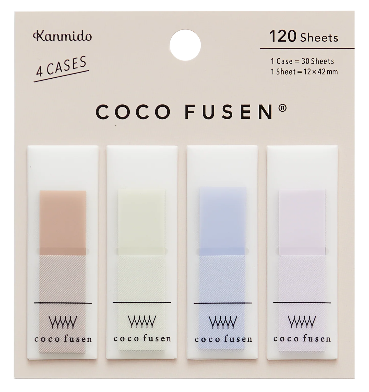 Kanmido Coco Fusen Medium Sticky Notes - Moonlight