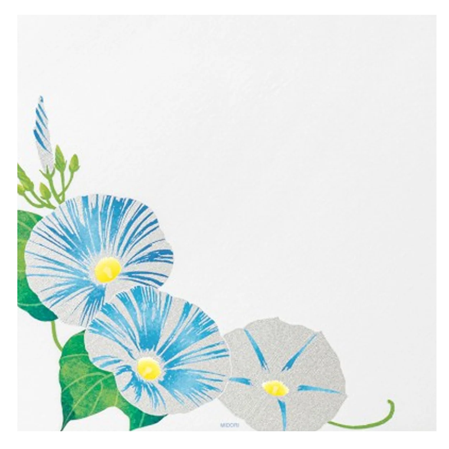 Midori Letterpad - Morning Glory (Silk Printing)