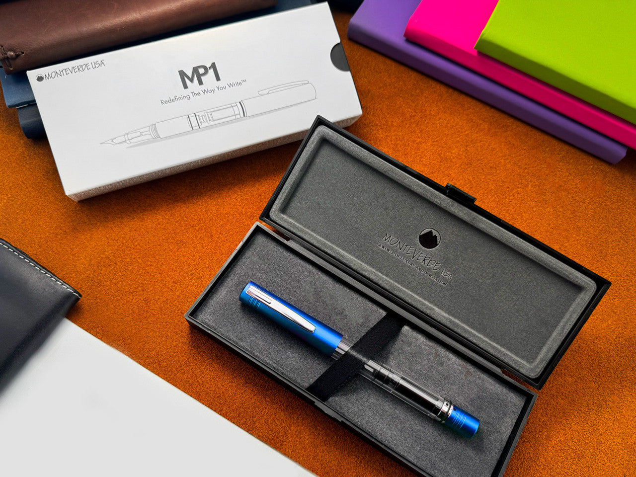 Monteverde MP1 Fountain Pen - Bright Blue