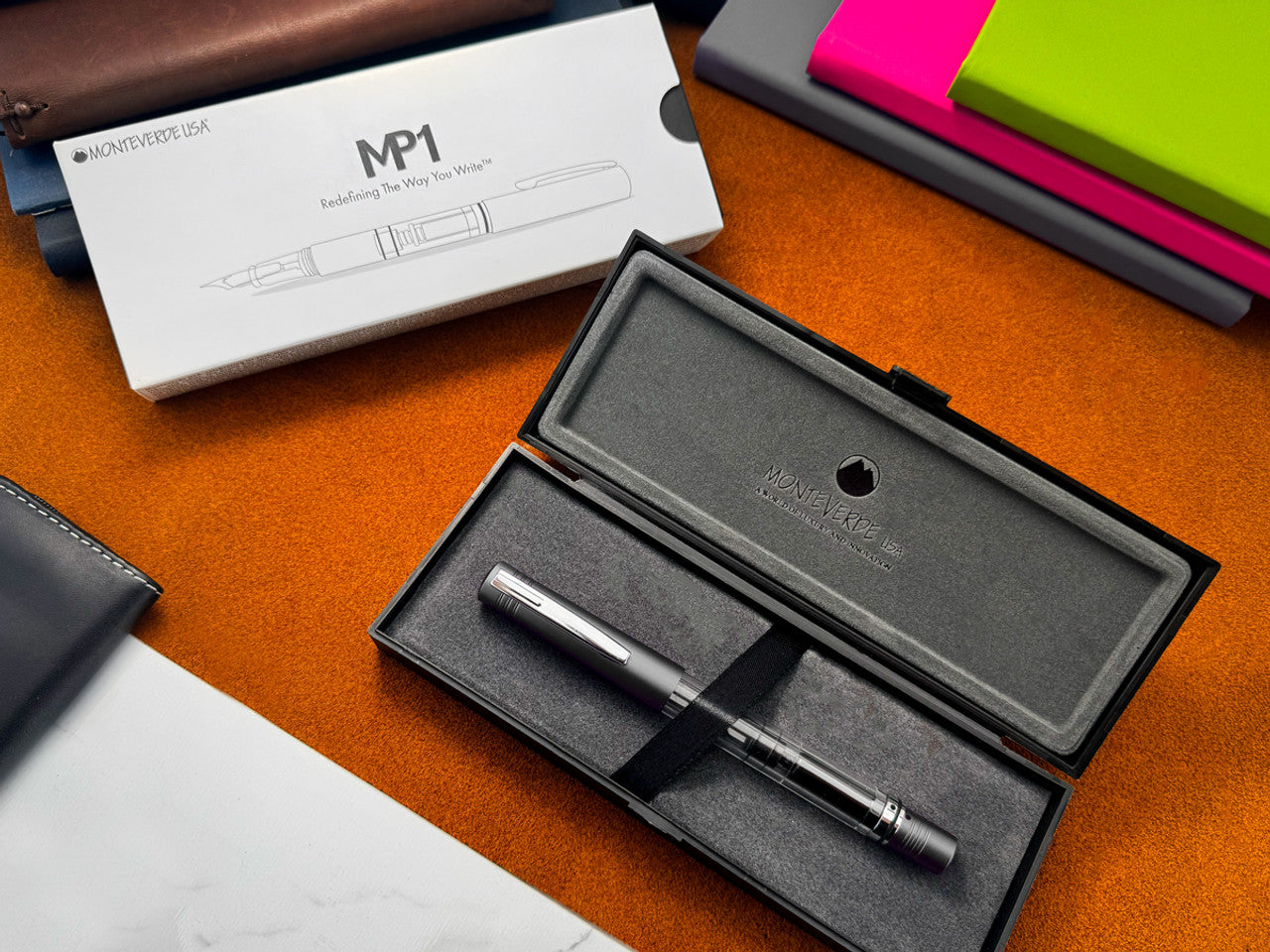 Monteverde MP1 Fountain Pen - Coal Grey