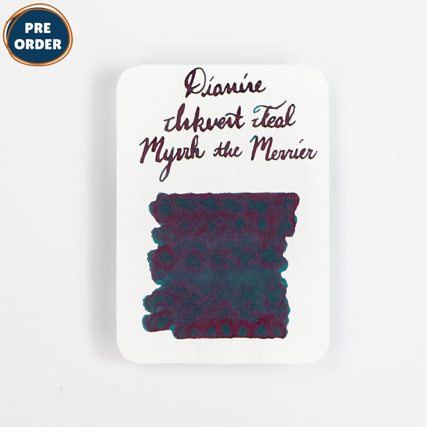 Diamine Myrrh the Merrier (50ml) Bottled Ink (Shimmer & Sheen) - Teal Edition