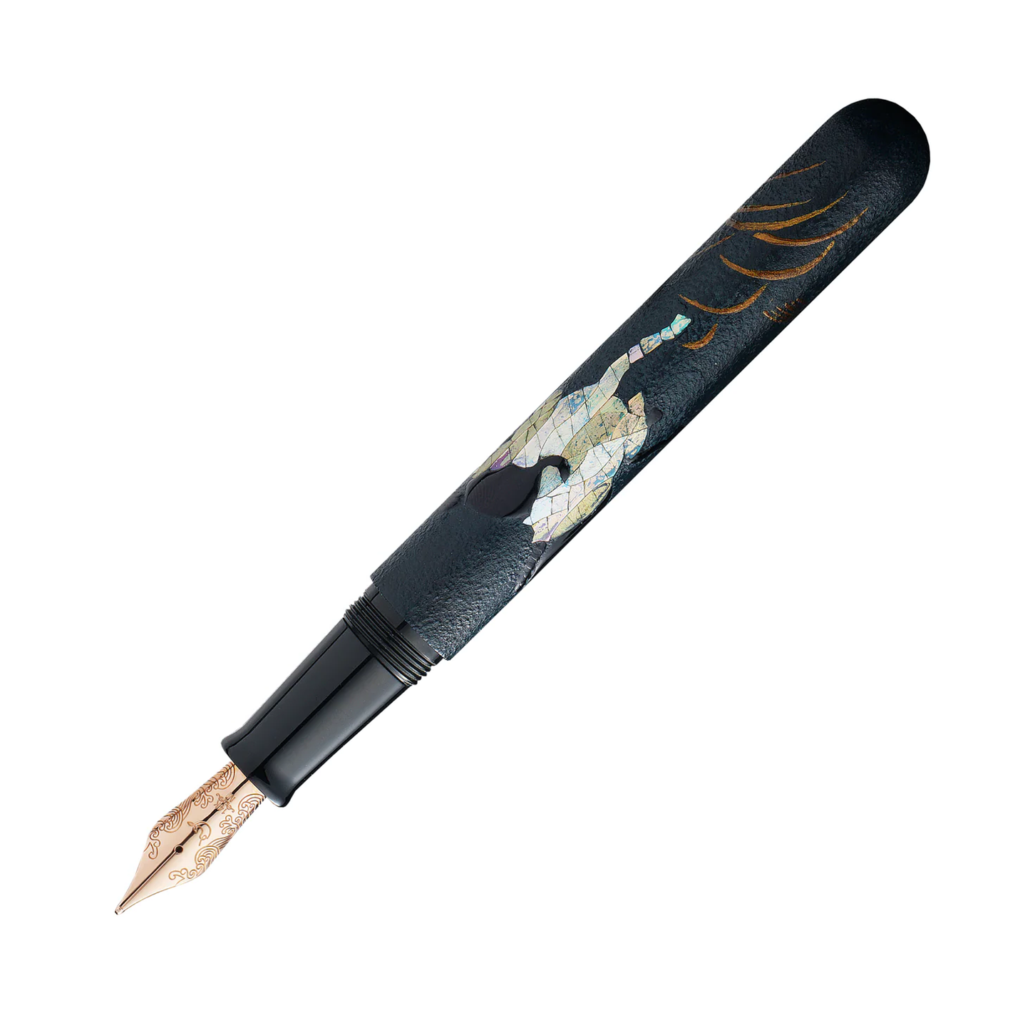 Nahvalur IKKAKU Urushi Fountain Pen - Year of the Horse (14K)