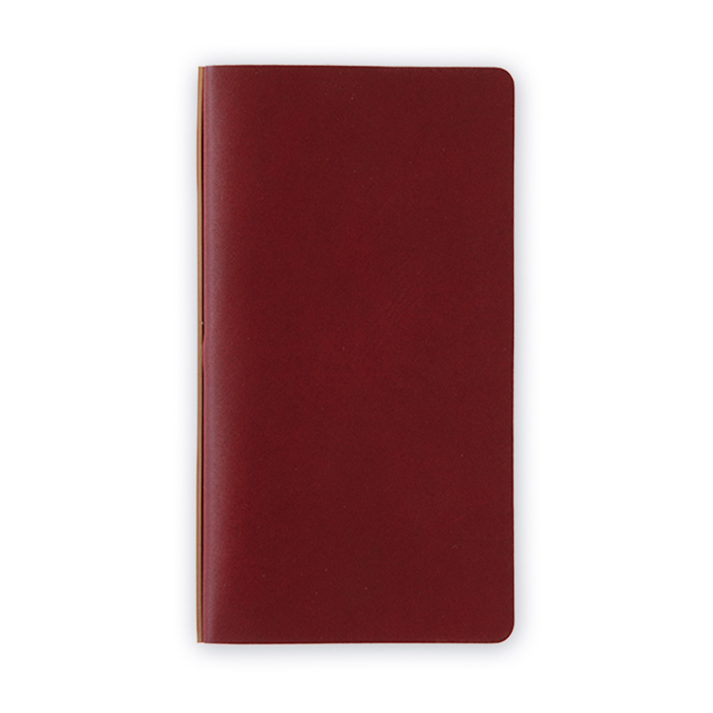 PLOTTER Narrow Size Liscio 6-Ring Leather Binder - Red Brown (Limited Edition BOX)