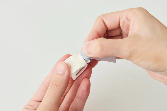 Kanmido Coco Fusen Basic Small Sticky Notes - Clear