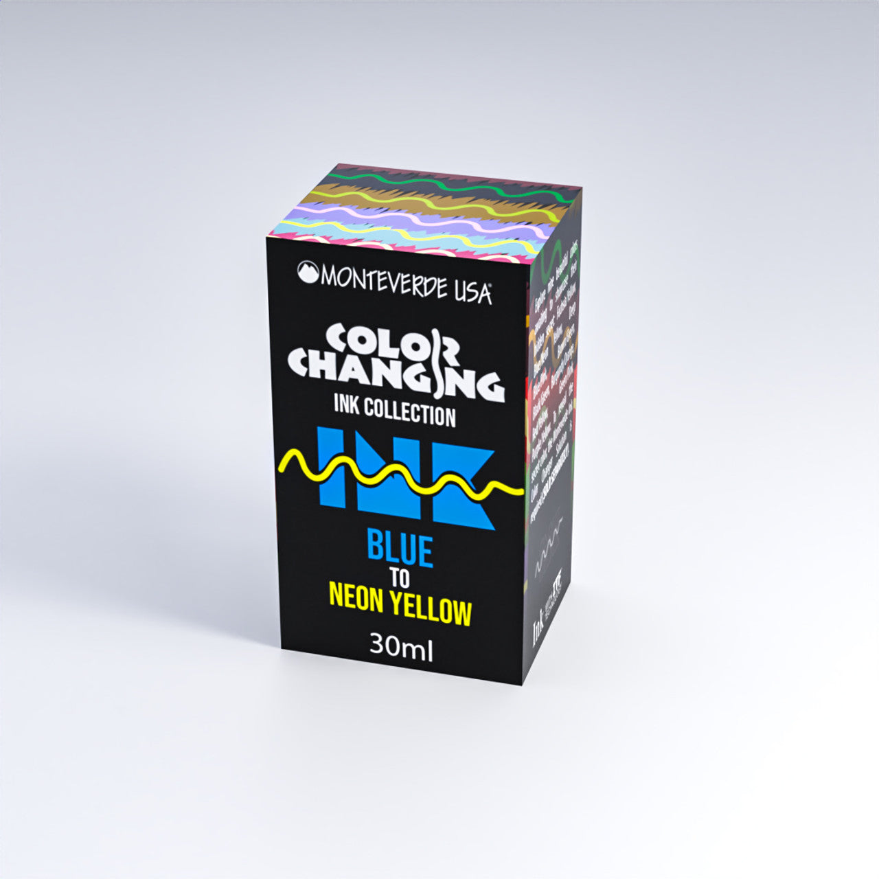Monteverde Blue to Neon Yellow (30ml) Bottled Ink (Color Changing Ink)