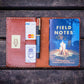 Galen Leather No. 33 Personalized Leather Field Notes Cover - Chocolate Brown