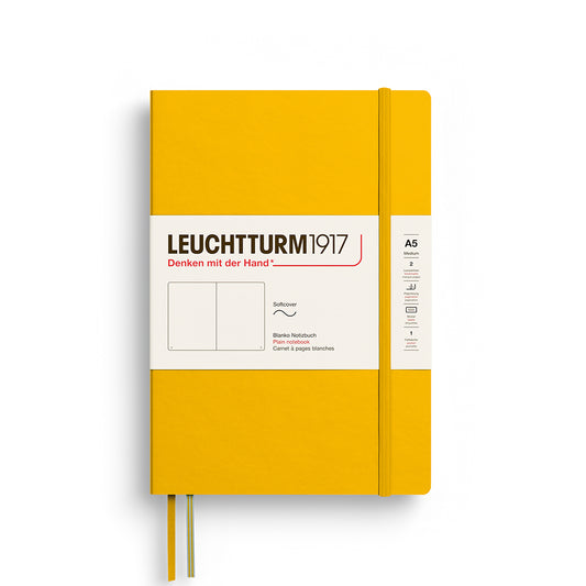 Leuchtturm1917 A5 Medium Softcover Plain Notebook - Sunflower