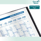 Quo Vadis 2026 Notor Bi-lingual Daily Planner - Texas Bamboo Green (EN/FR)