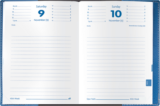 Quo Vadis 2024 Notor Daily Planner - Texas Bamboo