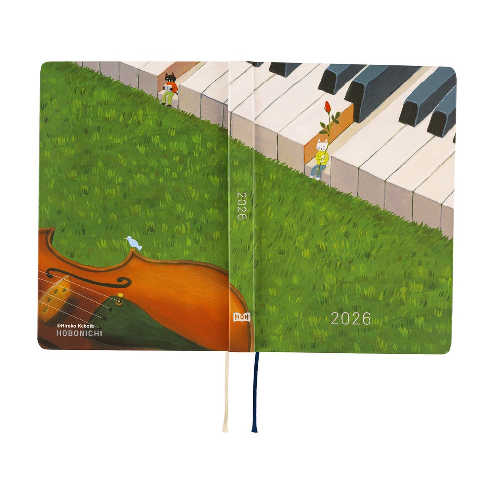 Hobonichi 2026 A6 Techo HON - Hiroko Kubota: Waiting on the Chord
