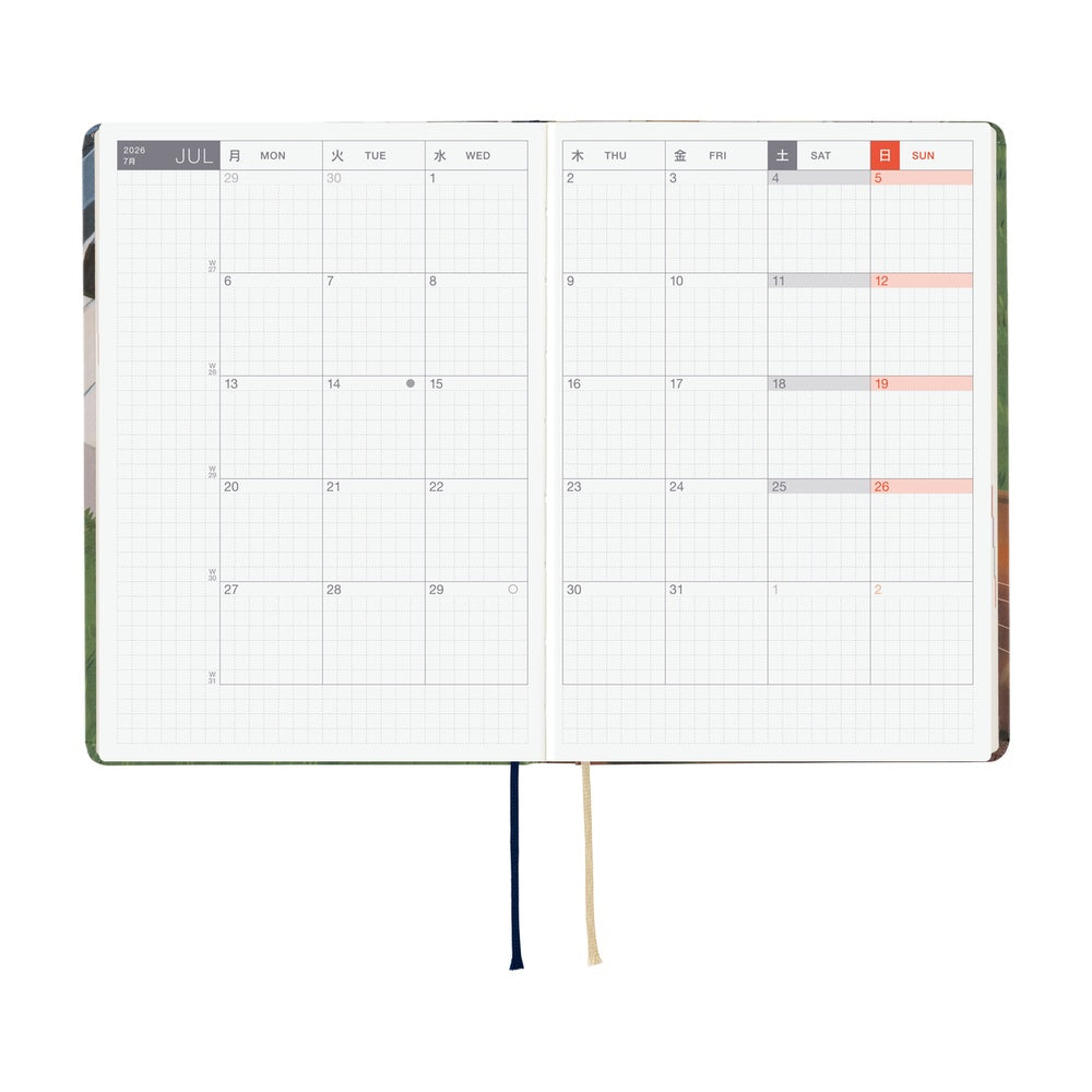 Hobonichi 2026 A6 Techo HON - Hiroko Kubota: Waiting on the Chord