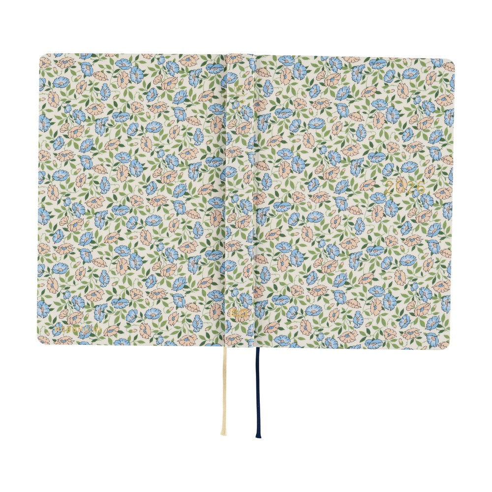 Hobonichi 2026 A6 Techo HON - Liberty Fabrics: Sasha Kiora