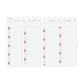 Hobonichi 2026 A6 Techo HON - Paper Series: Black Gingham