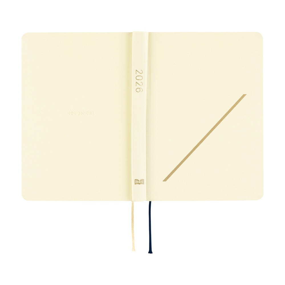 Hobonichi 2026 A6 Techo HON - Slash (Ivory)