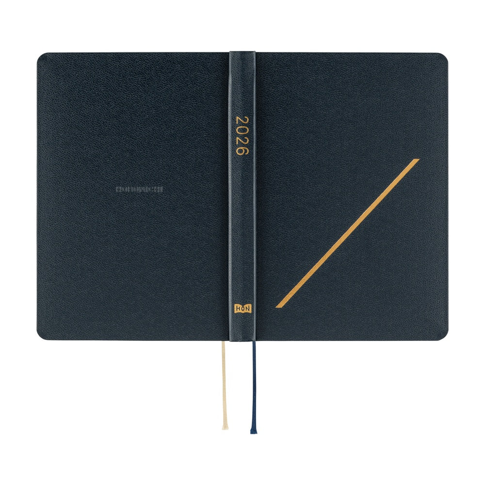 Hobonichi 2026 A6 Techo HON - Slash (Navy)
