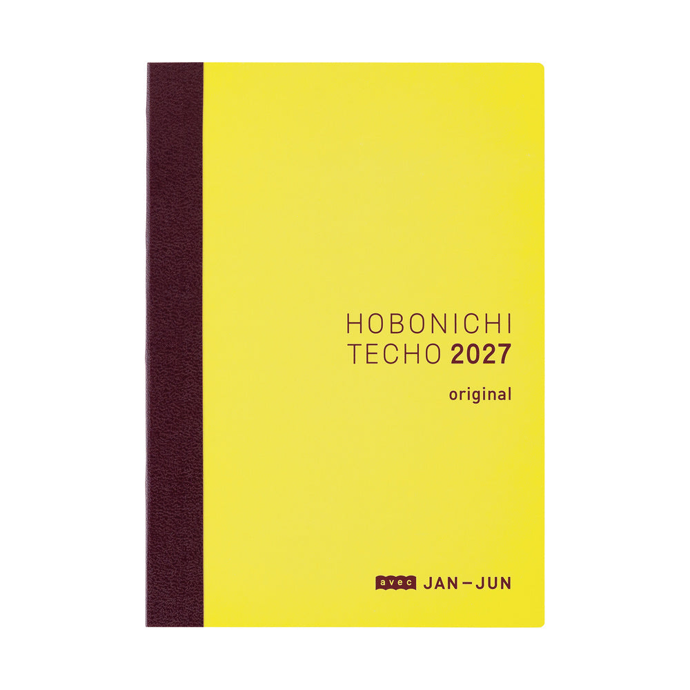 Hobonichi 2027 A6 Techo Original Avec Book - Set of 2 (Mon/Jan Start) (6-Month) (Japanese)
