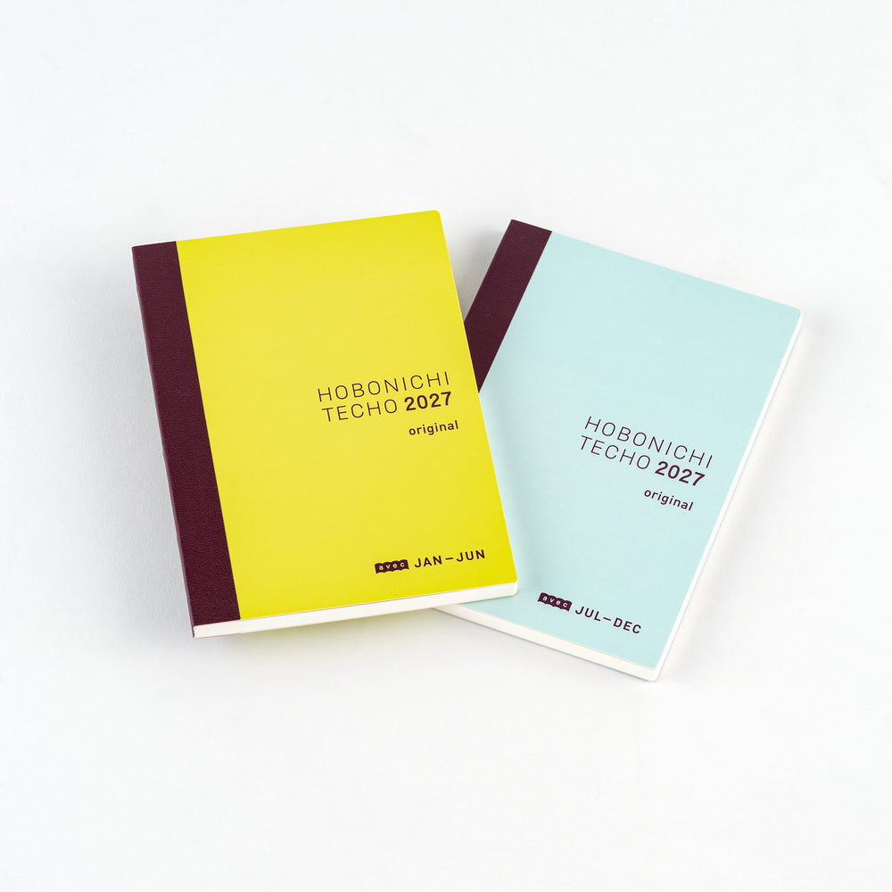 Hobonichi 2027 A6 Techo Original Avec Book - Set of 2 (Mon/Jan Start) (6-Month) (Japanese)
