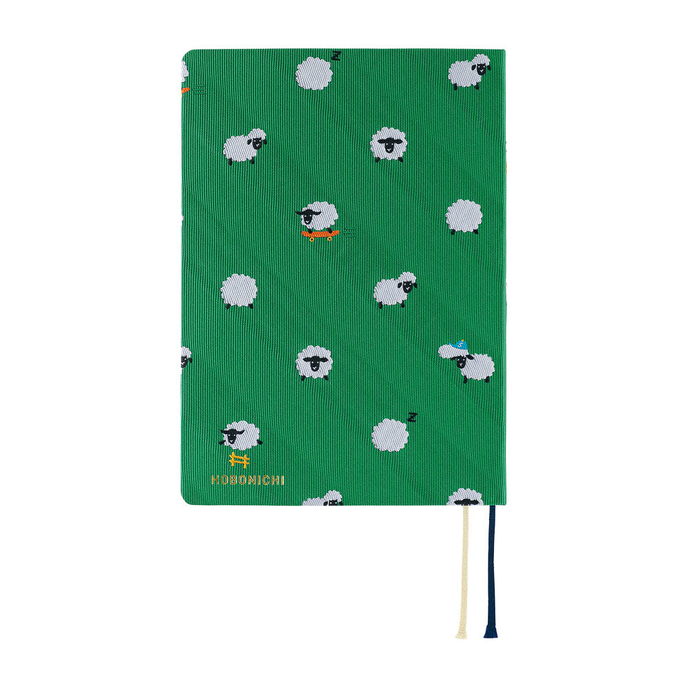 Hobonichi 2027 A6 Techo HON - Bow & Tie: Sheep Sheep Sheep