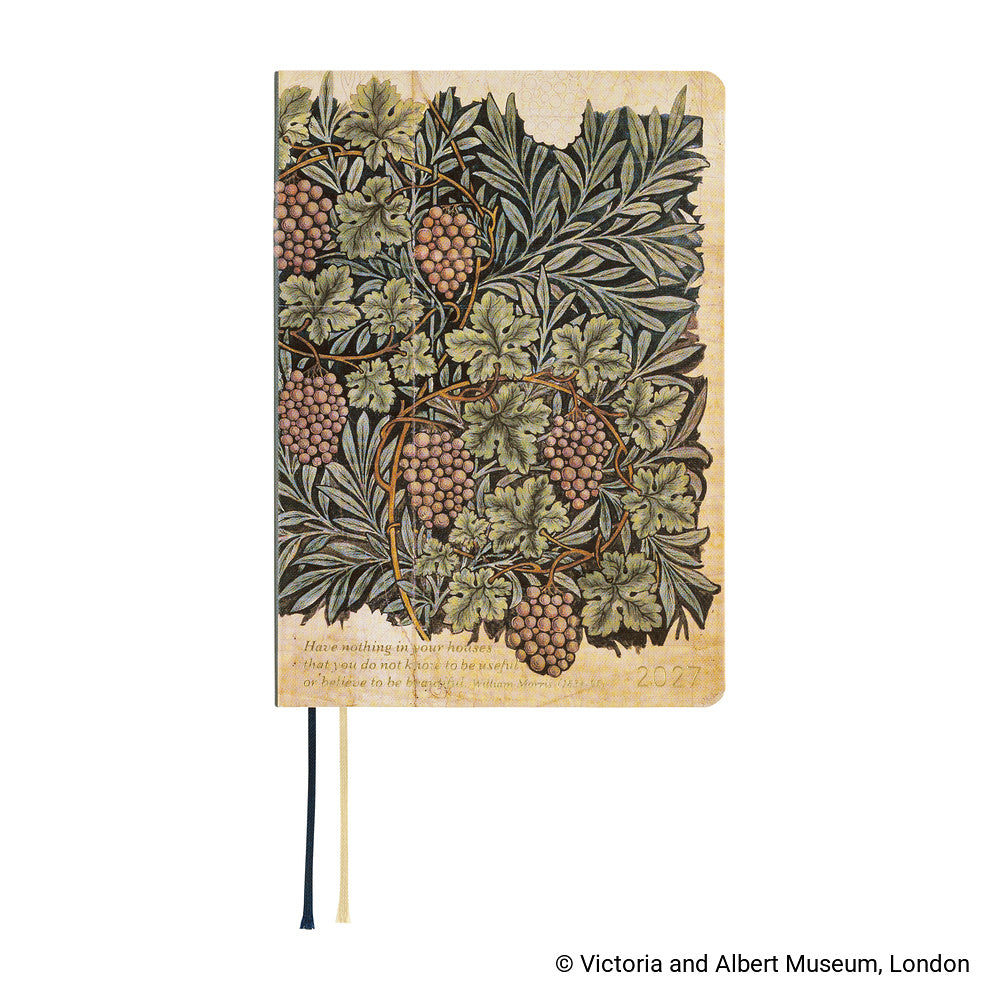 Hobonichi 2027 A6 Techo HON - V&A Series: Vine