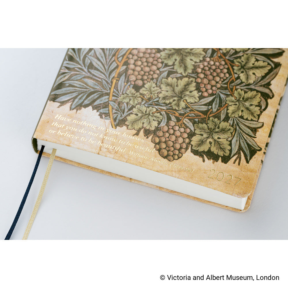 Hobonichi 2027 A6 Techo HON - V&A Series: Vine