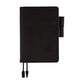 Hobonichi 2026 A6 Techo Book & Cover Set - Black x Clear Blue (English)