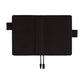 Hobonichi 2026 A6 Techo Book & Cover Set - Black x Clear Blue (English)