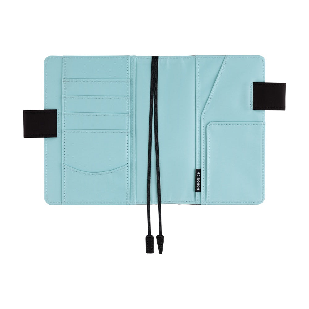 Hobonichi 2026 A6 Techo Book & Cover Set - Black x Clear Blue (English)