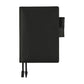 Hobonichi 2026 A6 Techo Book & Cover Set - Leather: TS Basic Black (English)