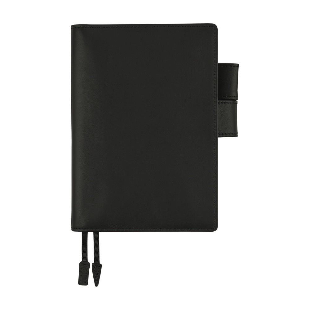 Hobonichi 2026 A6 Techo Book & Cover Set - Leather: TS Basic Black (English)