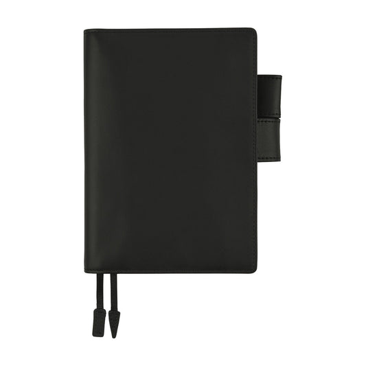 Hobonichi 2026 A6 Techo Book & Cover Set - Leather: TS Basic Black (English)