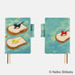Hobonichi A6 Techo Cover Only - Keiko Shibata: Bread floating in the wind