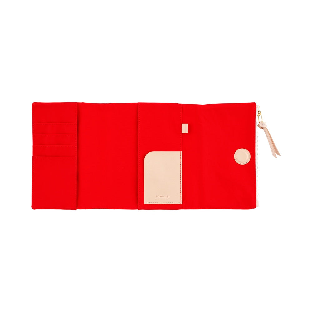 Hobonichi A6 Techo Cover Only - Tragen: Red