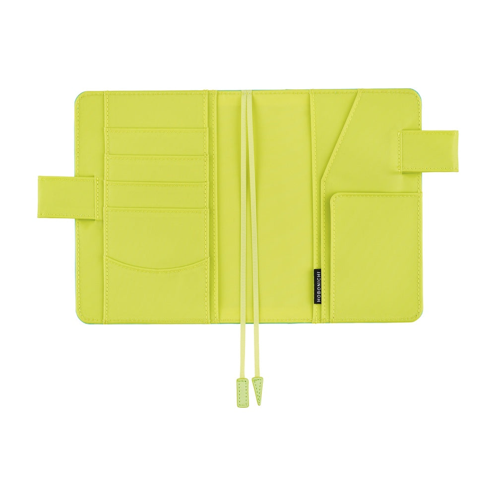 Hobonichi 2026 A6 Techo Book & Cover Set - Aqua Lime (English)