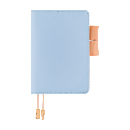Hobonichi 2026 A6 Techo Book & Cover Set - Powder Blue Shell (English)