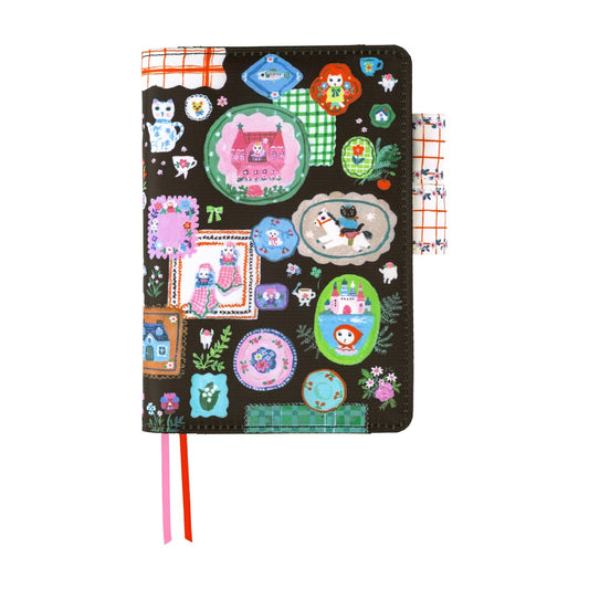 Hobonichi 2026 A6 Techo Book & Cover Set - Yumi Kitagishi: White Cat's Table Decorations (English)