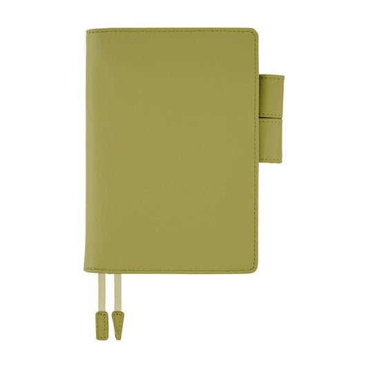 Hobonichi 2026 A6 Techo Book & Cover Set - Leather: Sage Green (English)