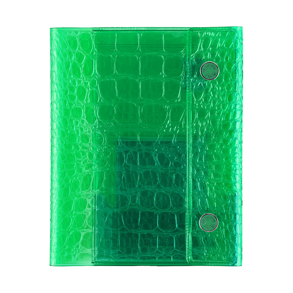 Hobonichi A6 Techo Cover Only - beautiful people: Nothing to Hide (Green)