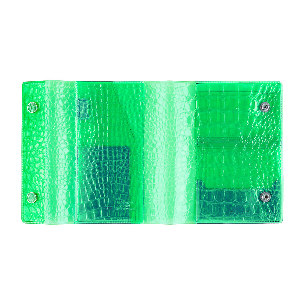 Hobonichi A6 Techo Cover Only - beautiful people: Nothing to Hide (Green)