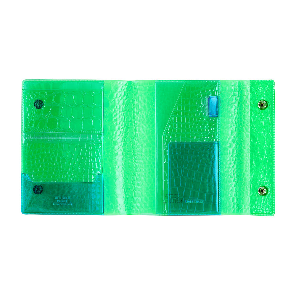 Hobonichi A6 Techo Cover Only - beautiful people: Nothing to Hide (Green)
