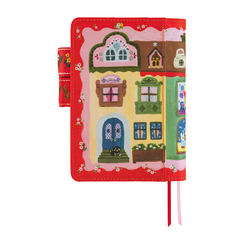 Hobonichi A6 Techo Cover Only - Yumi Kitagishi: White Cat House
