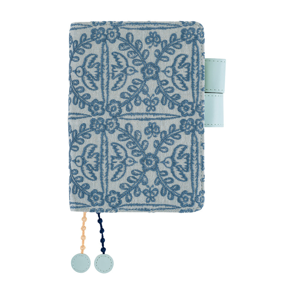 Hobonichi A6 Techo Cover Only - mina perhonen: felice (Blue)