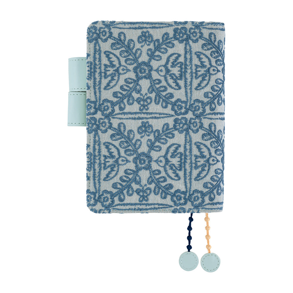 Hobonichi A6 Techo Cover Only - mina perhonen: felice (Blue)