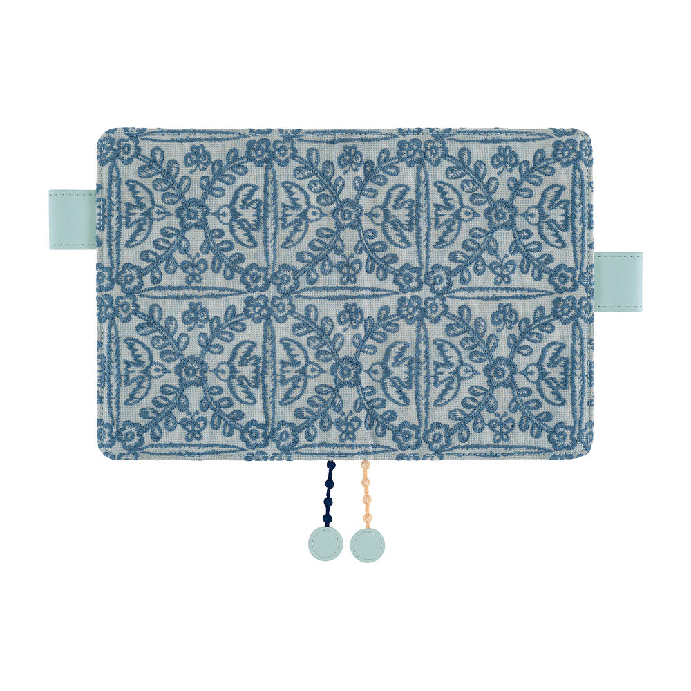 Hobonichi A6 Techo Cover Only - mina perhonen: felice (Blue)