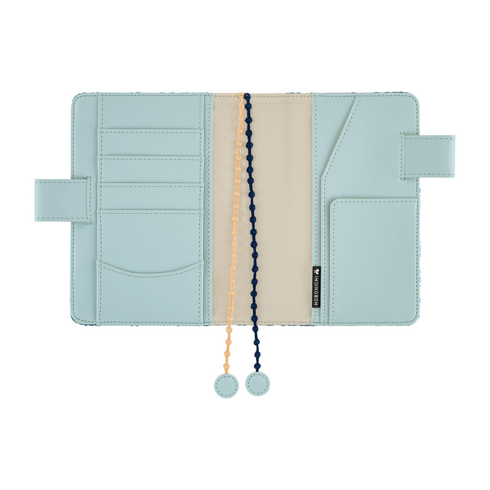 Hobonichi A6 Techo Cover Only - mina perhonen: felice (Blue)