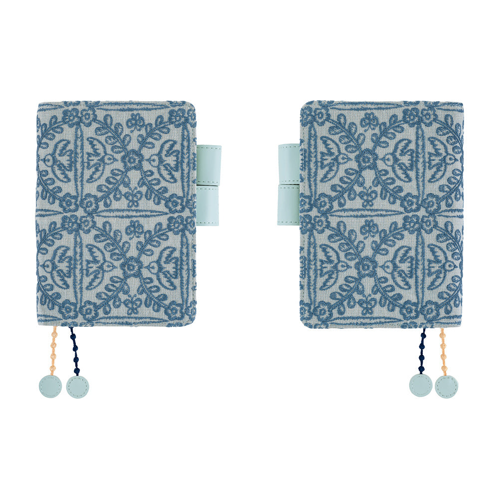 Hobonichi A6 Techo Cover Only - mina perhonen: felice (Blue)