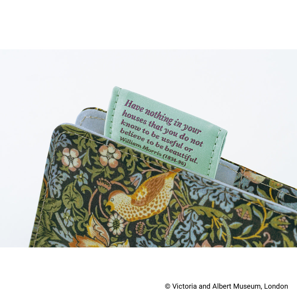 Hobonichi A6 Techo Cover Only - V&A Series: Strawberry Thief