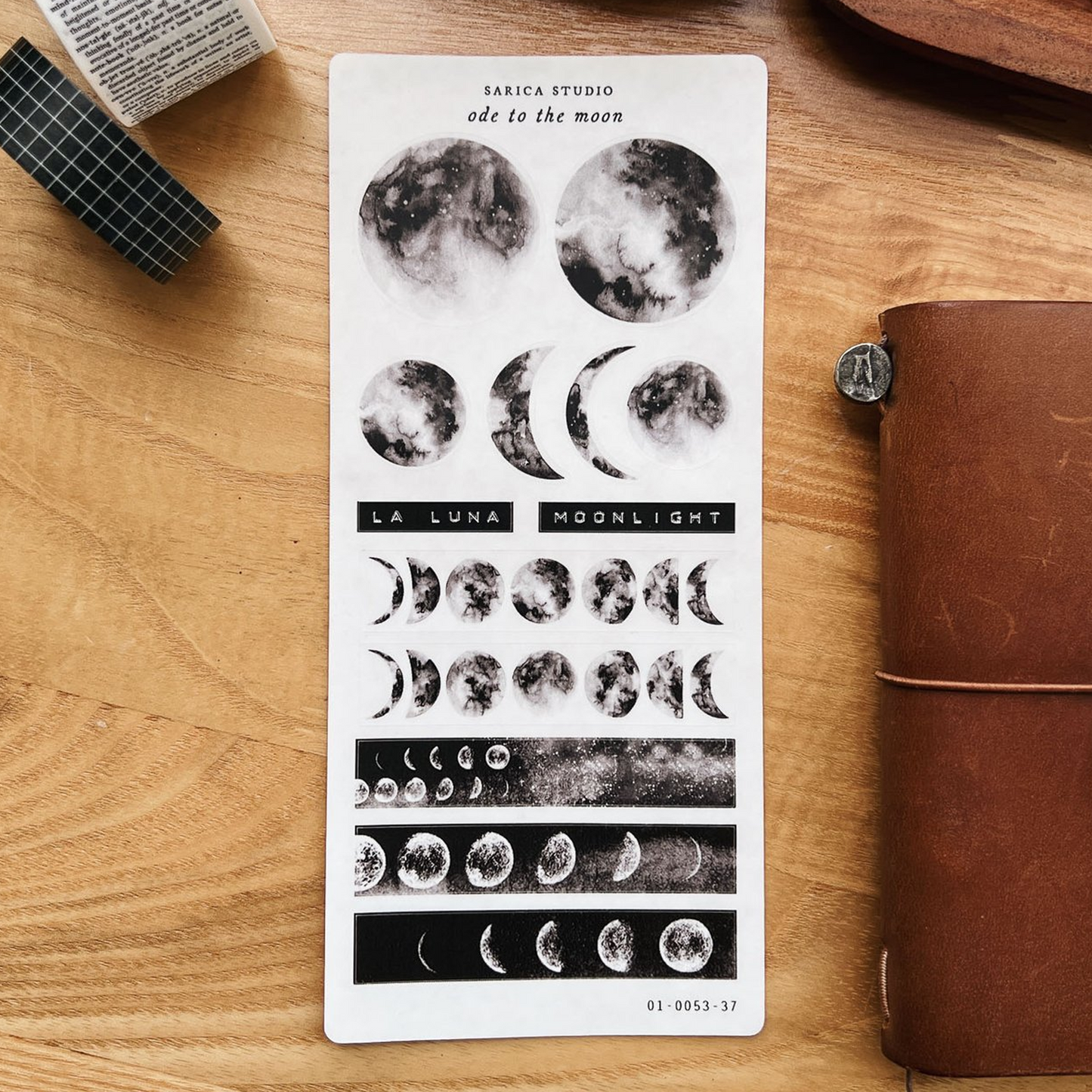 Sarica Studio Stickers - Ode to the Moon