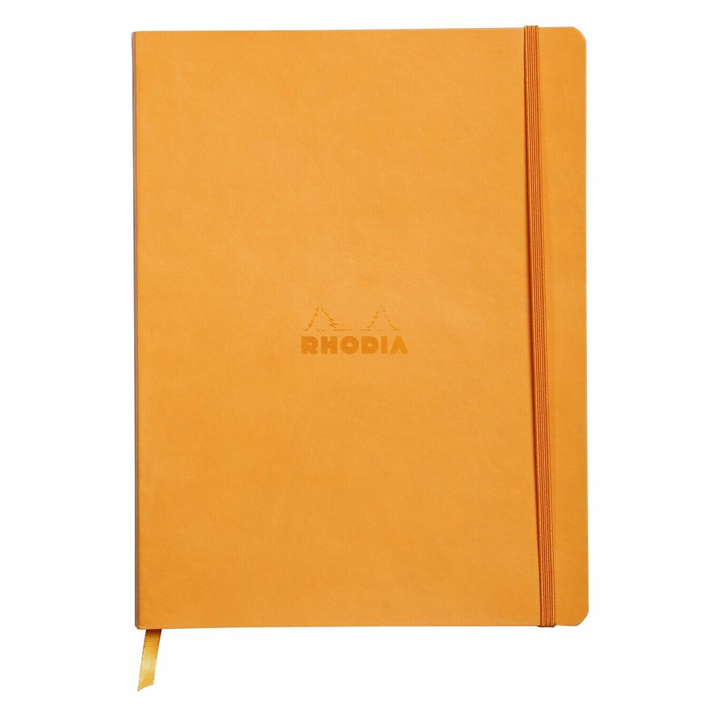 Rhodia Rhodiarama B5 Composition Soft Webnotebook - Orange (Lined)
